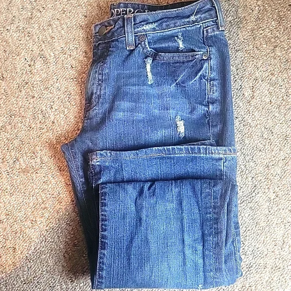 Boston Proper Distressed Jeans - Picture 1 of 6